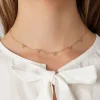 Ketting strikjes zilver