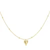 Ketting hartje goud