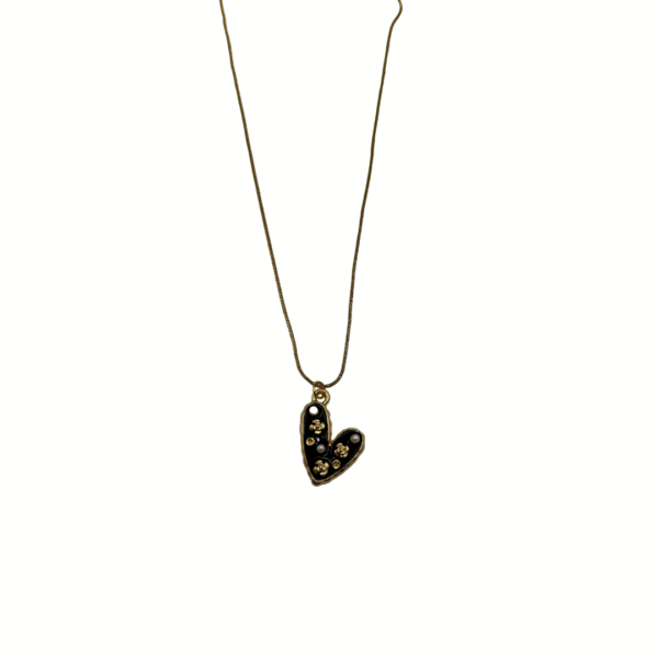 Ketting Bo zwart/goud